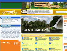 Tablet Screenshot of cestujme.cz